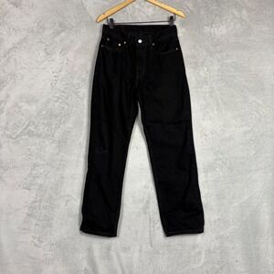Levis 550 Relaxed Fit Tapered Leg Black Denim Jeans Mens 29x30 00550-0260